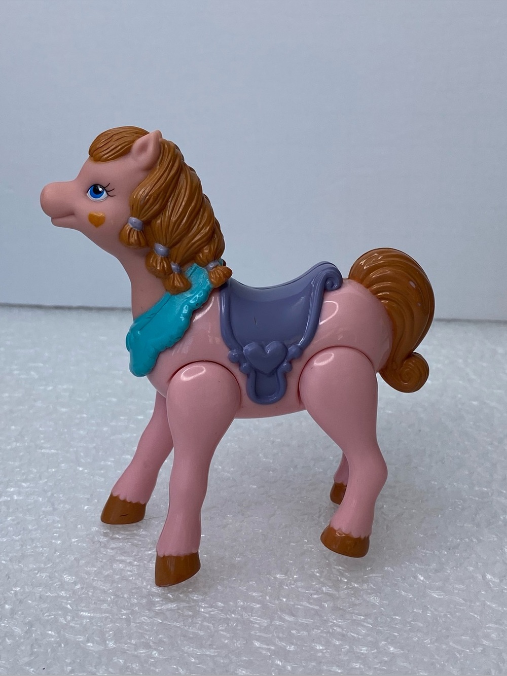 Keenway Vintage 1990s My Princess Pony PINKY
Pink Posable Plastic 4.5" Figure